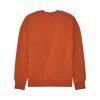 FOX BLUZA  WORDMARK OVERSIZED FLEECE CREW COGNAC